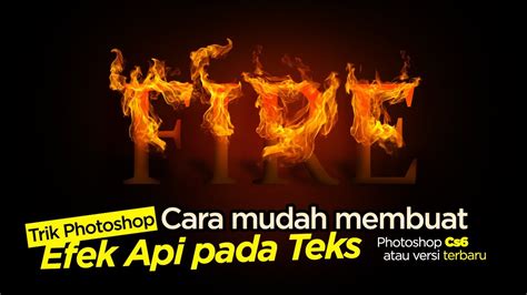 MEMBUAT EFEK API DI PHOTOSHOP YouTube