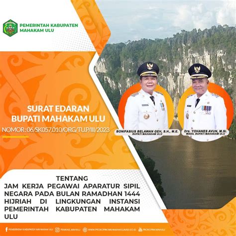 Surat Edaran Bupati Mahakam Ulu Prokopim Kabupaten Mahakam Ulu