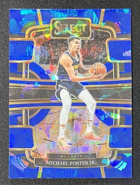 PÉPITES MICHAEL PORTER Jr 2023 24 Panini Select BLEU GLACE Prizm