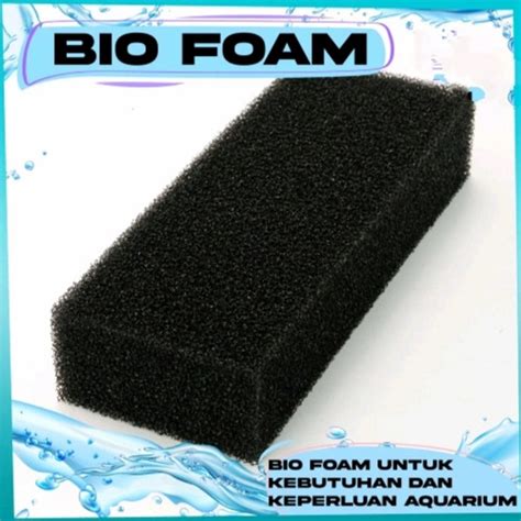 Jual Biofil Biofoam Busa Filter Hitam Bio Sponge X X Cm Kota