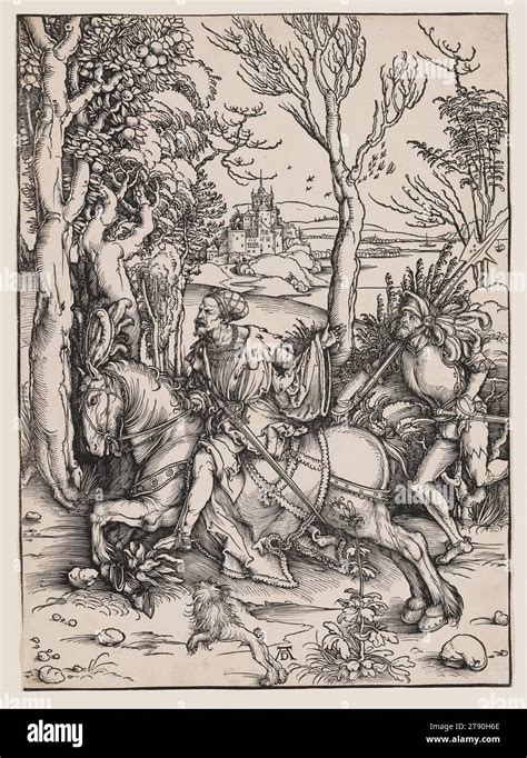 Chevalier Cheval Et Au Lansquenet C Albrecht D Rer