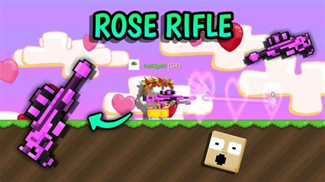 Growtopia Rose Rifle Review Youtube