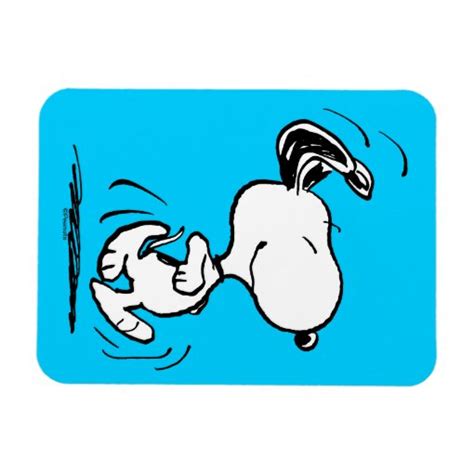 Peanuts Snoopy Happy Dance Magnet Zazzle