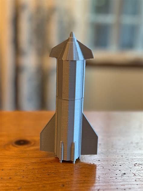 prototype  printed spacex starship etsy