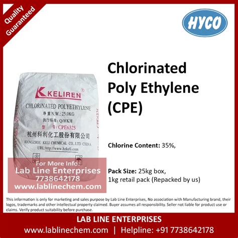 Chlorinated Polyethylene For Polymer Industry Packaging Type Plastic