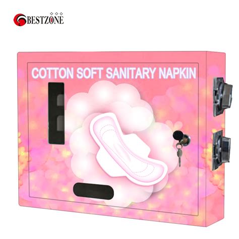 Wall Mounted Woman Sanitary Vending Machine Sanitary Pads Vending