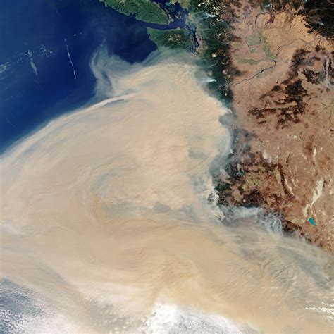 Stunning Satellite Imagery Of West Coast Wildfires Shows Portland Eureka Eugene San Francisco