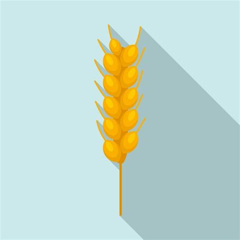 Icono De Planta De Trigo Ilustraci N Plana Del Icono De Vector De