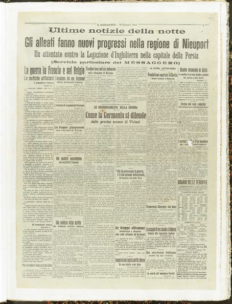 Il Diario Della Guerra 26 Dicembre 1914 Il Diario Della Guerra