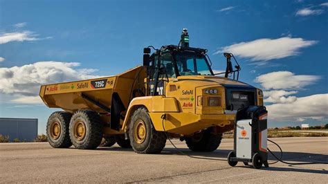worlds  robot electric haul truck unveiled   japan firms