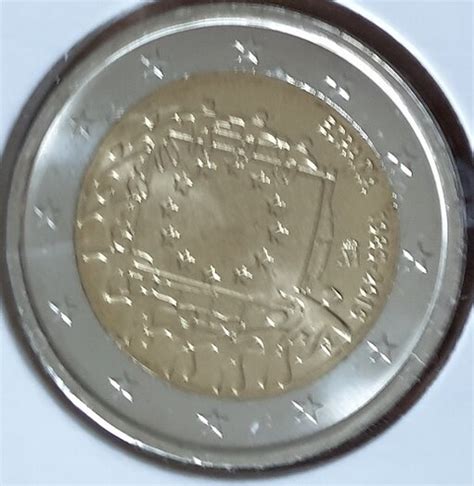 Spanje Euro Europese Vlag Unc Coins All