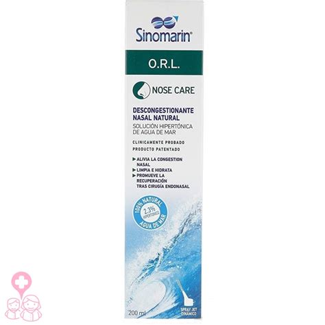 Sinomarin ORL Spray Agua De Mar 200 Ml