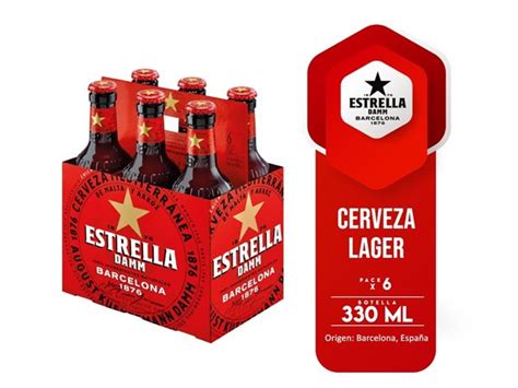 Lisley Estrella Damm Barcelona Six Pack Ml Espa A