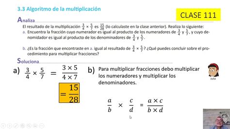 Clase 111 3 3 Algoritmo De La Multiplicación Youtube