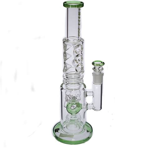 Gili Glass Donut Perc Straight Bong Smoking Outlet