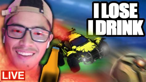 LIVE IF I LOSE I DRINK Pt 2 ROCKET LEAGUE With VIEWERS 1v1s VS