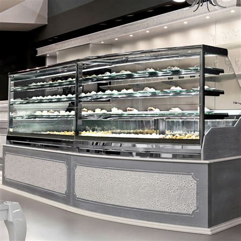 Counter Refrigerated Display Case Diamond Oscartek For Pastry Shops For Bakeries