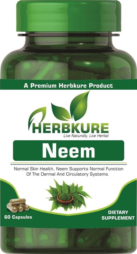 Herbal Neem Capsules Pack Type Bottle At Rs 550 Bottle In New Delhi