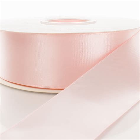 4 Double Faced Satin Ribbon 115 Pink Blush 25yd Michaels