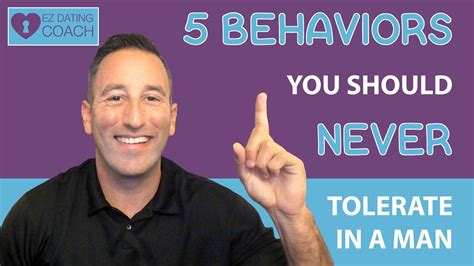 Behaviors You Should Never Tolerate In A Man Youtube