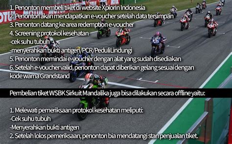 Begini Cara Beli Tiket WSBK Mandalika 2021 MOTOBLAST