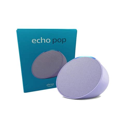 amazon alexa echo pop asistente de voz 1ra generación, inalámbrico, wifi, bluetooth, blanco