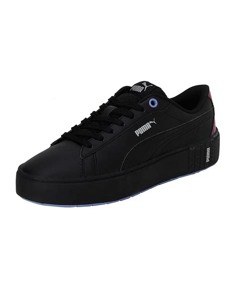 Buy Puma Womens Smash Platform V2 Night Out Black Black Sneaker 8 Uk