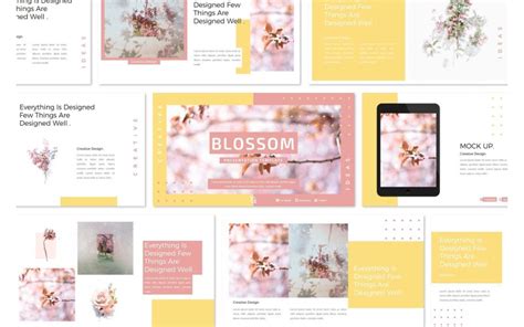 Flowers Multipurpose PowerPoint Template - TemplateMonster