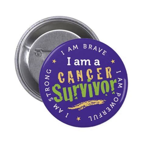 Cancer Survivor Pin Zazzle