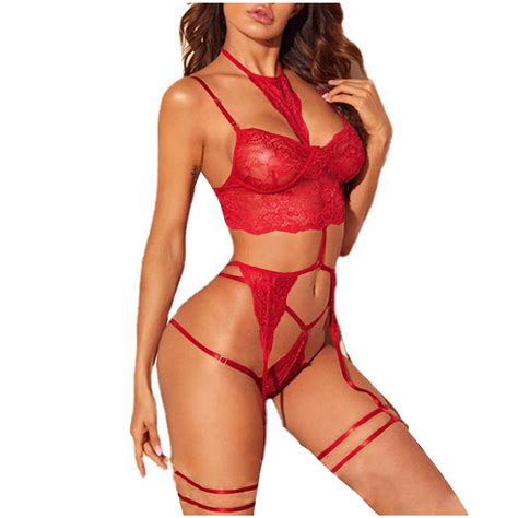 Lenago Plus Size Lingerie For Women Sexy Lingerie Corset Mesh Underwire