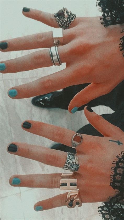 Pin By Patricia Almeida On Nail Inspo Harry Styles Tattoos Harry Styles Hands Harry Styles