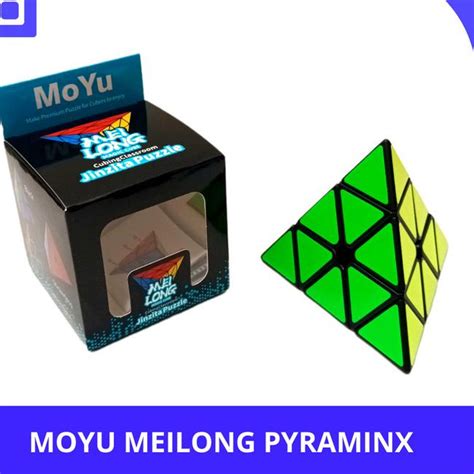 Rubik Pyraminx Moyu Meilong Black Base Original Bqb D Best