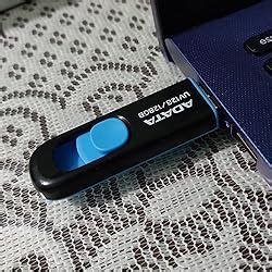 Adata Gb Memoria Flash Usb Deslizable Color Negro Con Azul