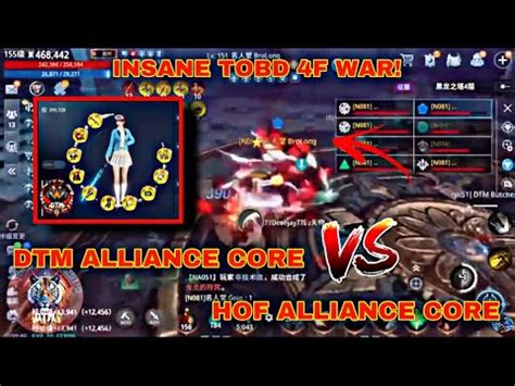 MIR4 CORE TO CORE BATTLE NA 2 TOBD 4 F INSANE WAR DTM ALLIANCE VS