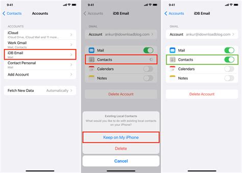 contacts missing on iphone 7