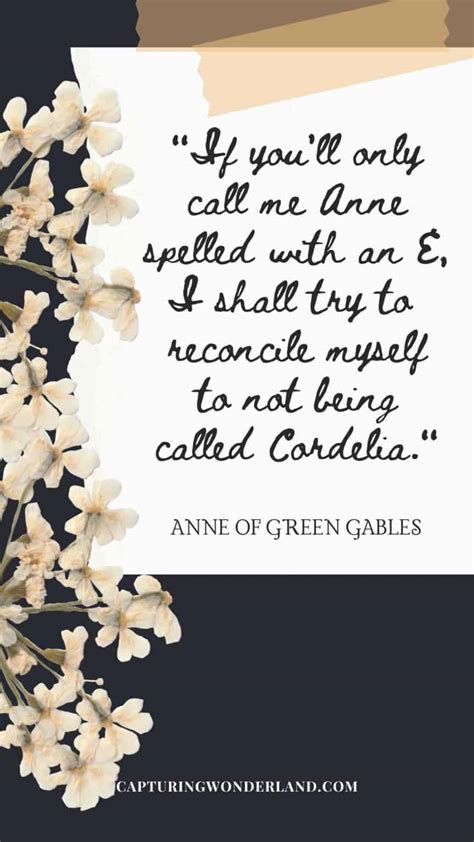 50 Best Anne Of Green Gables Quotes — Capturing Wonderland