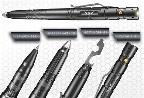 This Tactical Pen Packs Four Useful Tools In One