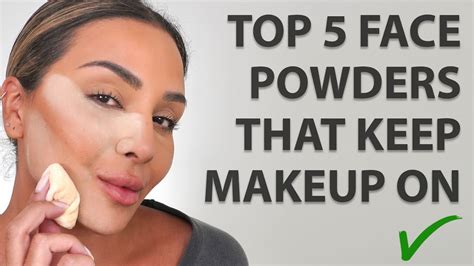 TOP 5 FACE POWDERS TO KEEP MAKEUP IN PLACE DETAILED NINA UBHI YouTube