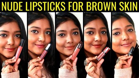 Must Have Nude LIPSTICKS For DUSKY DARK Skin In Tamil Part 2