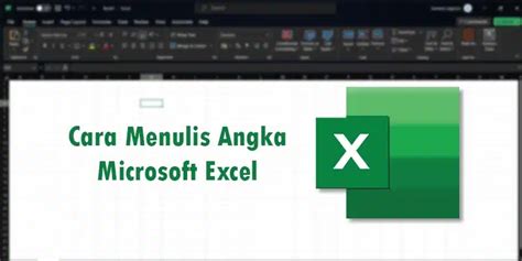 Cara Menulis Angka Di Excel Agar Tidak Berubah Maen Media