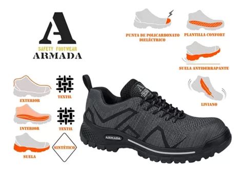 Botas Tenis De Seguridad Casquillo Dieléctrico Armada