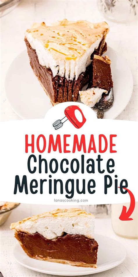 Old Fashioned Homemade Chocolate Meringue Pie Recipe Lanas Cooking