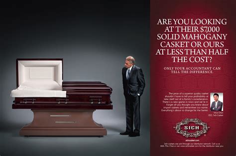 Funeral Print Advertising La Ads