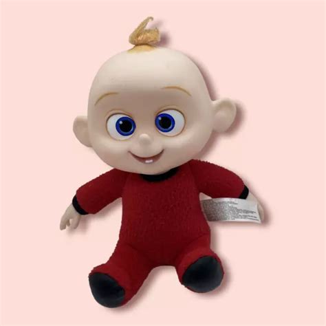 DISNEY / PIXAR Incredibles 8" Baby Jack-Jack Plush Doll Plastic Head £ ...