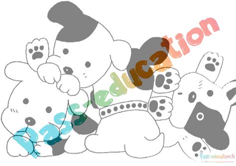 Coloriage Chiot Gratuit à Imprimer Dessins De Chiots à Colorier