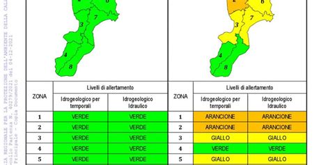 Maltempo Oggi Allerta Arancione Su Cosenza E Alto Tirreno Cosentino