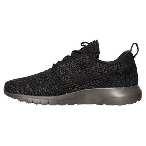 Price Nike Roshe Run Flyknit Black Midnight Fog Shoes