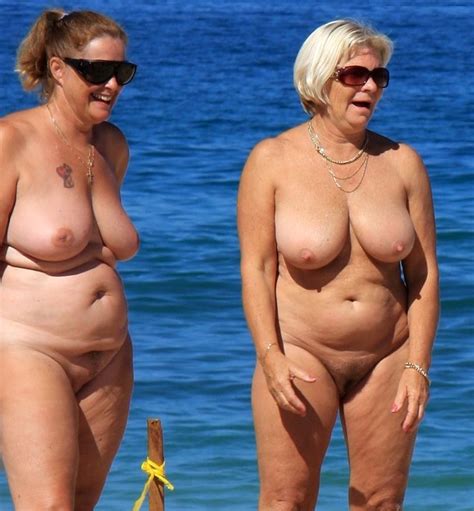 Grey Women On Beach Hot Porn Photograph Grannynudepics Hot Sex