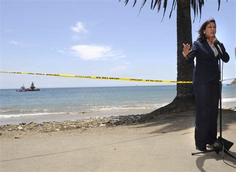 Attorney General Kamala Harris Visits Refugio State Beach