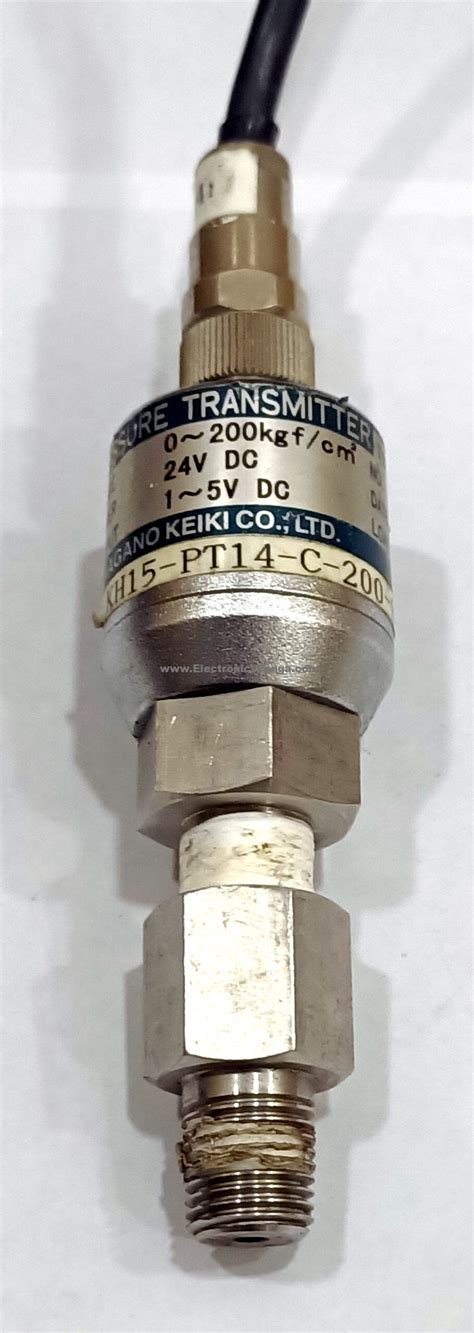 NAGANO KEIKI KH15 PT14 C 200 0 25 24V DC Pressure Transmitter N257